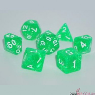 Набор кубиков - Glitter 7 Dice Set (в ассортименте)